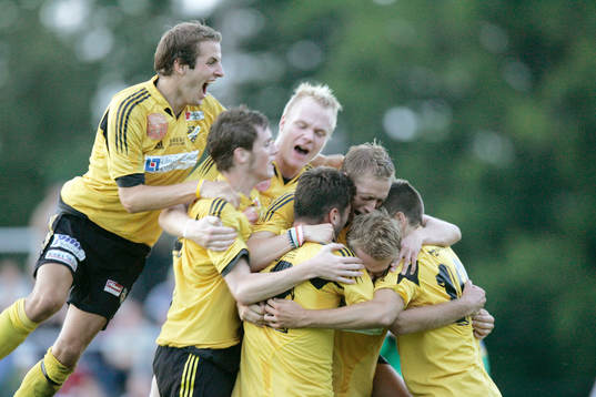 0-1, segermål av Jesper Westerberg, som grattas av från