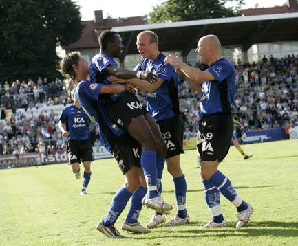 2-0 Yaw Preko som hissas av Dusan Djuric och 1-0 skytten