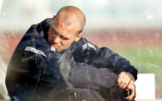 Träning Fredrik Ljungberg tittade på träningen från