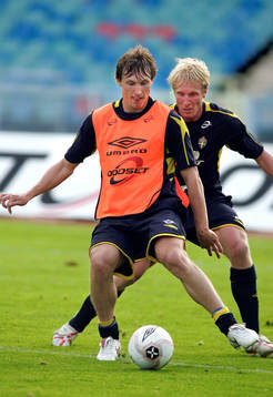 Kim Källström och Petter Hansson