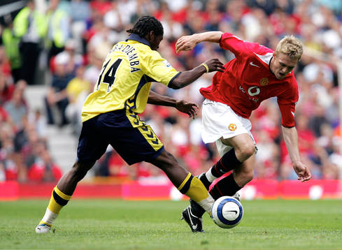 Fotboll, engelsk, premier league, Manchester United - Aston