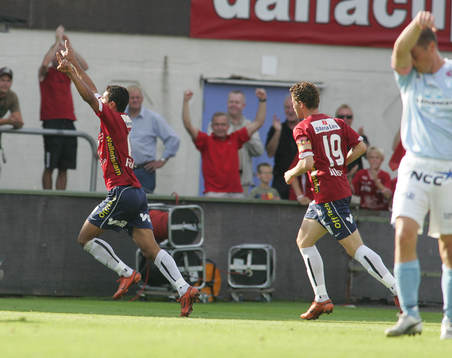 Ailton Almeida och Paulinho, Örgryte (Jubel)