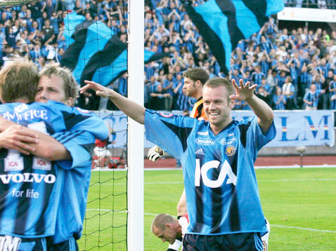 Daniel Sjölund, Tobias Hysén och Mattias Jonson,