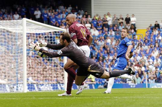 Petr Cech, Chjelsea (Målvakt) och Thierry Henry, Arsenal
