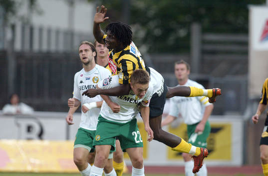 Jimmy Dixon, Häcken flyger över Petter Andersson, Hammarby