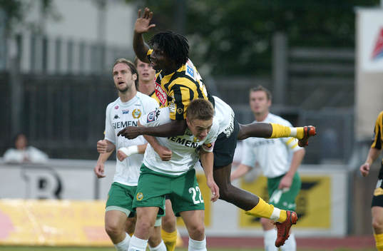 Jimmy Dixon, Häcken flyger över Petter Andersson, Hammarby