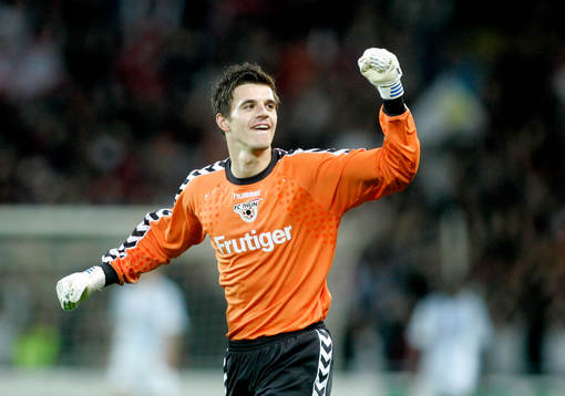 Eldin Jakupovic, (målvakt) FC Thun, jubel