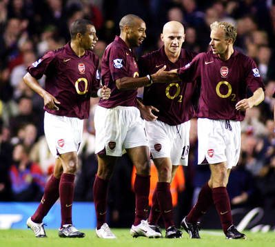 Pascal Cygan, Arsenal, jubel