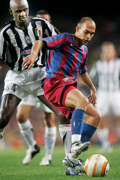Barcelona - Juventus: Patrick Viera, Juventus och Mutu,