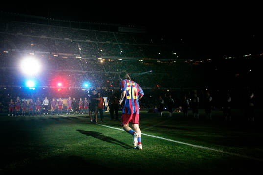 Fotboll,  Barcelona, FCB, Arena, Nou Camp, presentation av
