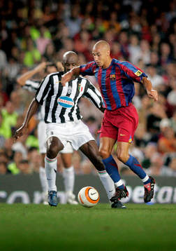 Barcelona - Juventus: Henrik Larsson, Barcelona och Patrick