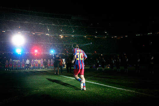 Fotboll,  Barcelona, FCB, Arena, Nou Camp, presentation av
