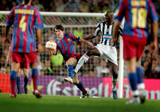 Barcelona - Juventus:  Leo Messi, barcelona och Viera,