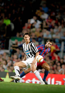 Barcelona - Juventus:  Zlatan Ibrahimovic, Juventus