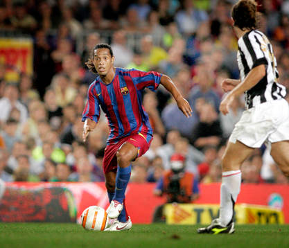 Barcelona - Juventus:  Ronaldinho, Barcelona