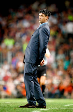 Barcelona - Juventus: Frank Riijkard, tränare Barcelona