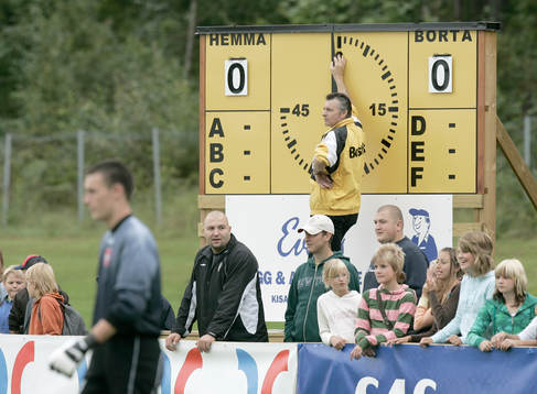 Resultat, resultattavla, klocka, funktionär