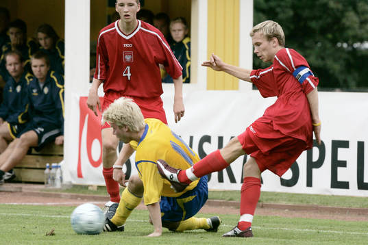 Fotboll, P89 (16 år), Sverige - Polen