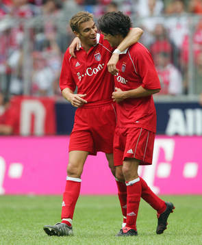 Valerien Ismael, Michael Ballack Bayern München, jubel