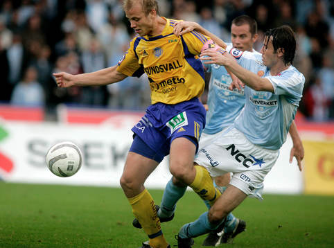 Yksel Osmanovski och Daniel Andersson, Malmö och Patrik