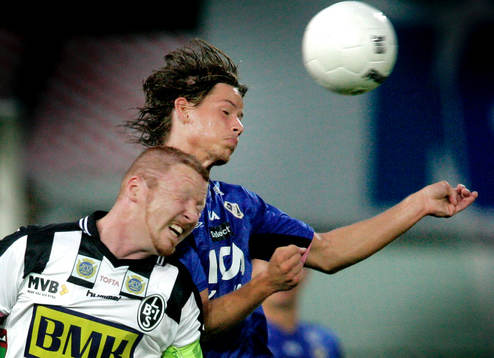 Jörgen Pettersson, Landskrona och Dusan Djuric, Halmstad