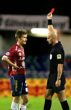 Toumas Uusimäki, Örgryte, utvisning, Stefan Johannesson,