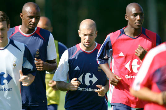 Zinedine Zidane och Patrick Vieira
