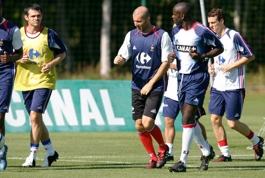 Zinedine Zidane, Lilian Thuram och Willy Sagnol