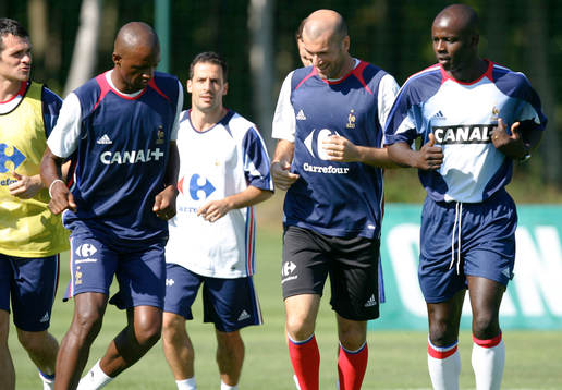 Zinedine Zidane, Patrick Vieira, Ludovic Giuly, Lilian