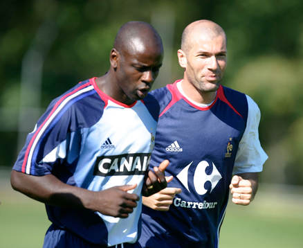 Zinedine Zidane och Lilian Thuram