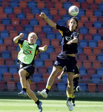 Mikael Dorsin och Zlatan Ibrahimovic, Sverige