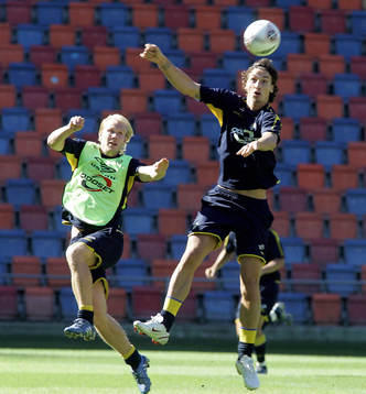 Mikael Dorsin och Zlatan Ibrahimovic, Sverige