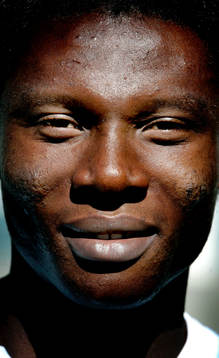 Edward Ofere från Nigeria, nyförvärv i Malmö FF