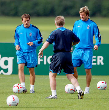 Michael Owen och David Beckham