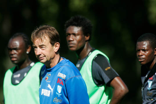 Tom Prahl, Josef Elanga, Edward Ofere och Peter Ofore-Quaye