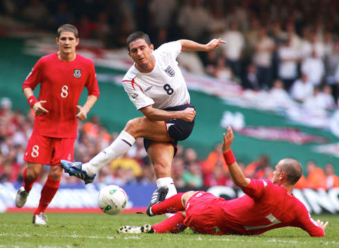 Frank Lampard, England och Carl Fletcher, Wales