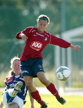 Fotboll, dam, Södertvåan, Jitex - Öster