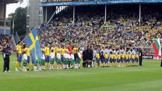 Fotboll, VM-kval, Sverige - Bulgarien