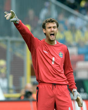 Andreas Isaksson, målvakt, Sverige