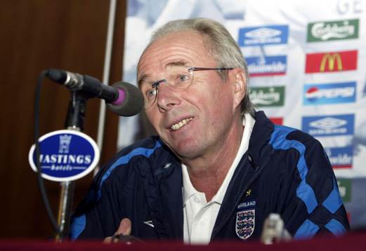 Sven Göran Eriksson, förbundskapten