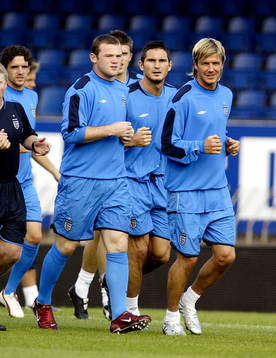 Wayne Rooney och David Beckham