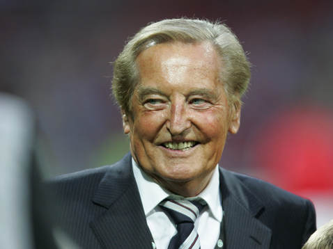 Gerhard Mayer-Vorfelder, president, DFB, tyska