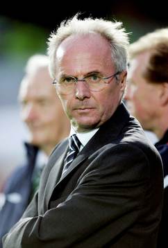 Sven Göran Eriksson, tränare, England