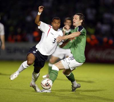 Ashley Cole, England och James Quinn, Nordirland