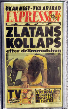 Fotboll, (Löp, Löpsedel, Expressen, Kvällstidning)