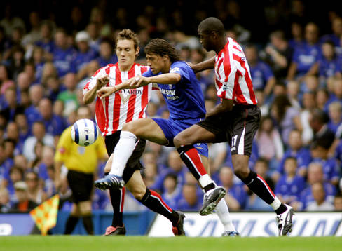Fotboll, engelsk, Premier League, Chelsea - Sunderland