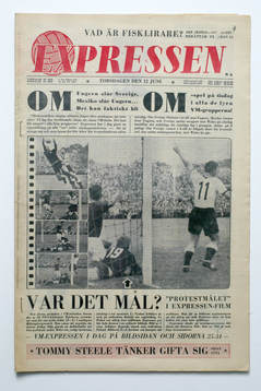 Fotboll, VM, 1958, Souvenir