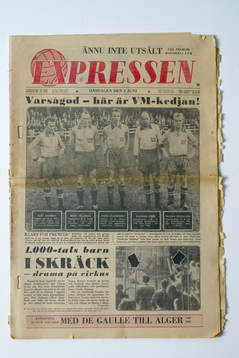Fotboll, VM, 1958, Souvenir