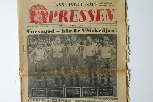 Fotboll, VM, 1958, Souvenir