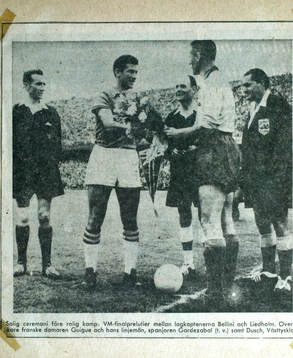 Fotboll, VM, 1958, Souvenir